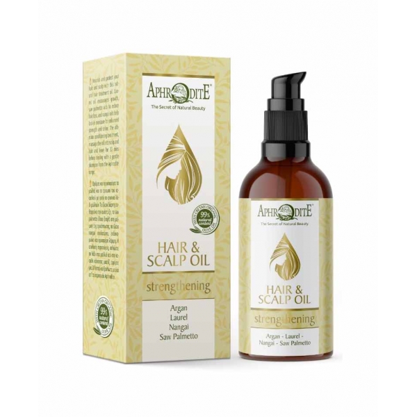 Aphrodite - Питательное масло для волос и корней перед мытьём головы