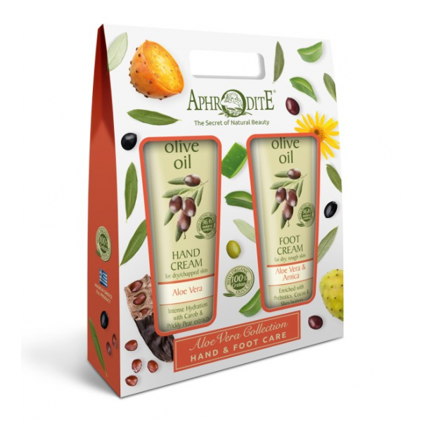Aphrodite - SET Hand and Foot care with Aloe Vera