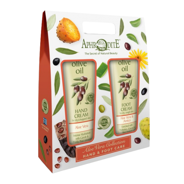 Aphrodite - SET Hand and Foot care with Aloe Vera