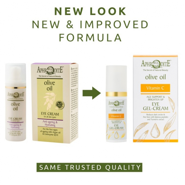 Aphrodite - Vitamin C Age support & brighten up eye gel-cream