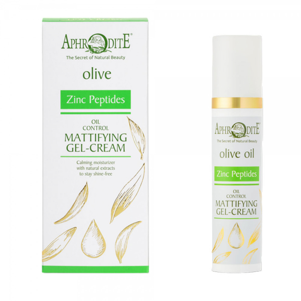 Aphrodite - Gel-crème matifiant à contrôle d'huile aux peptides de zinc