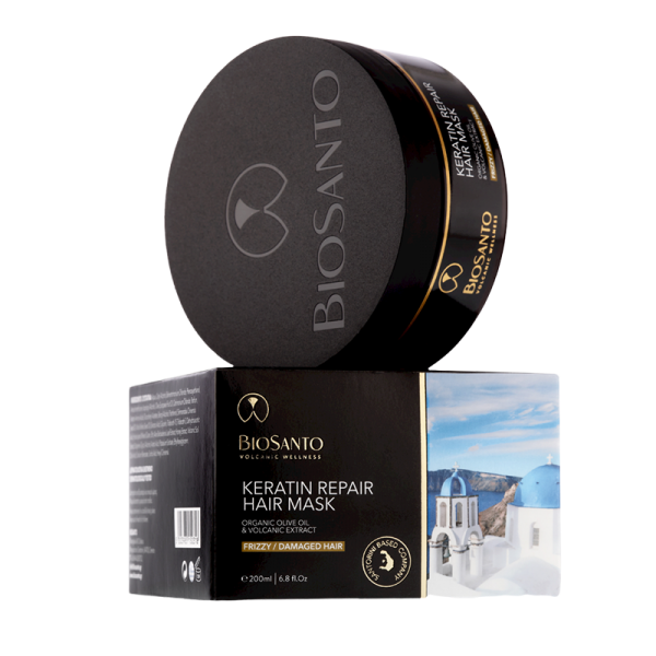 BioSanto Volcanic - Hair Mask with Keratin
