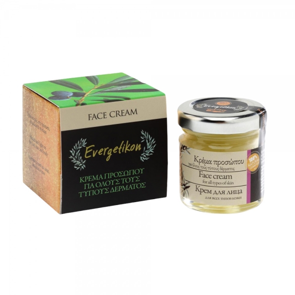 Evergetikon - Crème Visage Pour Tous Types de Peau