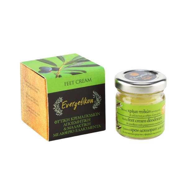 Evergetikon - Crème Pieds Déodorante & Hydratante aux Herbs