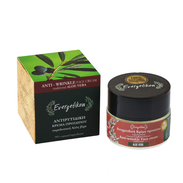 Evergetikon - Anti-wrinkle face cream traditional Aloe Vera