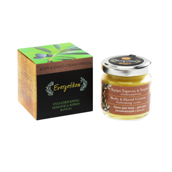Evergetikon - Crème Hydratante Corps & Mains Vanille