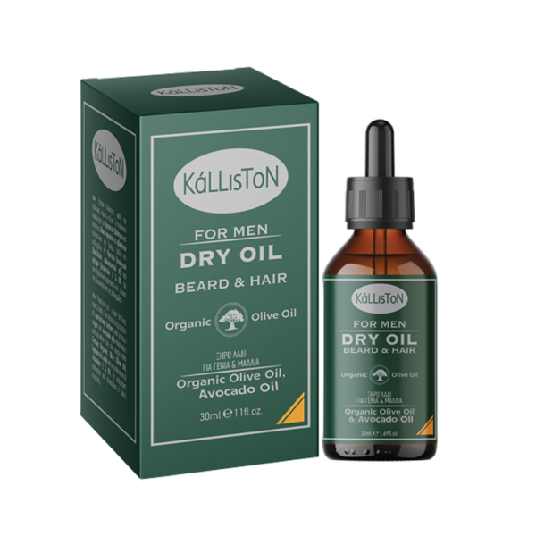 Kalliston - Suchy olejek do brody i włosów