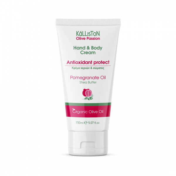 Hand & Body cream with Olive oil + Pomegranate extract