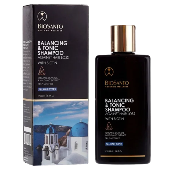 Biosanto - Балансирующий и тонизирующий шампунь против выпадения волос
