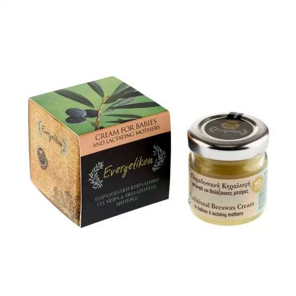 Evergetikon - Tradycyjny krem ​​z woskiem pszczelim dla niemowląt i matek karmiących