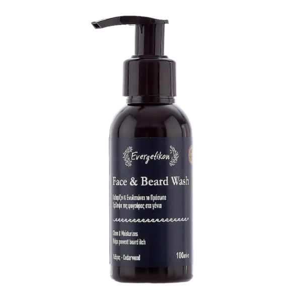 Evergetikon - Face & Beard Wash clean and moisturizer Cedarwood